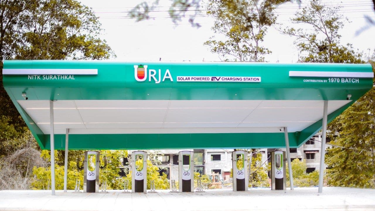 URJA: Solar-Powered EV Charging Station at NITK